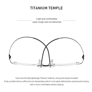 MERRYS DESIGN Women Titanium Alloy Rimless Ladies Frames Ultralight Frameless  Optical Frames Eyewear S2888