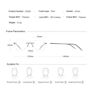 MERRYS DESIGN Women Titanium Alloy Rimless Ladies Frames Ultralight Frameless  Optical Frames Eyewear S2888