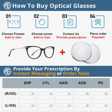 Load image into Gallery viewer, MERRYS DESIGN Women Vintage Cat Eye Glasses Frames Acetate Eyewear Optics Frame Prescription Glasses Optical Eyewear S2286