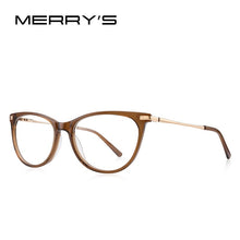 Load image into Gallery viewer, MERRYS DESIGN Women Vintage Cat Eye Glasses Frames Acetate Eyewear Optics Frame Prescription Glasses Optical Eyewear S2286