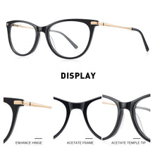 Load image into Gallery viewer, MERRYS DESIGN Women Vintage Cat Eye Glasses Frames Acetate Eyewear Optics Frame Prescription Glasses Optical Eyewear S2286