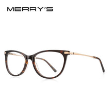 Load image into Gallery viewer, MERRYS DESIGN Women Vintage Cat Eye Glasses Frames Acetate Eyewear Optics Frame Prescription Glasses Optical Eyewear S2286