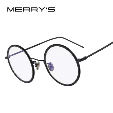 MERRYS Women Round Optical Frames Eyeglasses Men Classic Glasses S8109