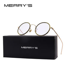 Carica l&#39;immagine nel visualizzatore di Gallery, MERRYS Women Round Optical Frames Eyeglasses Men Classic Glasses S8109