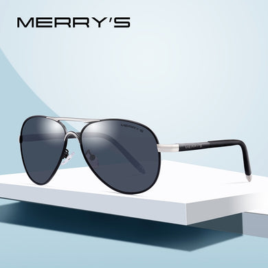 MERRYS Men Classic Pilot Sunglasses HD Polarized Aluminum Driving Sun glasses  Shades UV400 S8513