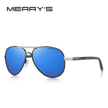 Load image into Gallery viewer, MERRYS Men Classic Pilot Sunglasses HD Polarized Aluminum Driving Sun glasses  Shades UV400 S8513