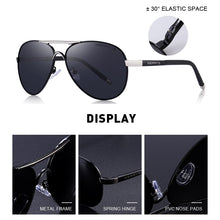 Load image into Gallery viewer, MERRYS Men Classic Pilot Sunglasses HD Polarized Aluminum Driving Sun glasses  Shades UV400 S8513