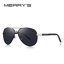 Load image into Gallery viewer, MERRYS Men Classic Pilot Sunglasses HD Polarized Aluminum Driving Sun glasses  Shades UV400 S8513