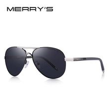 Load image into Gallery viewer, MERRYS Men Classic Pilot Sunglasses HD Polarized Aluminum Driving Sun glasses  Shades UV400 S8513
