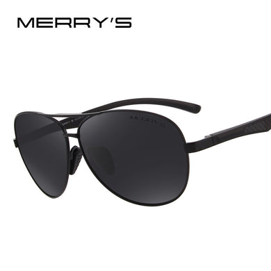 MERRYS Men Pilot Sunglasses HD Polarized Glasses Brand Polarized Sunglasses S8228