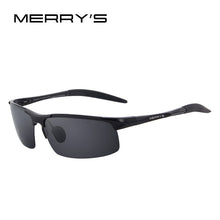 Load image into Gallery viewer, MERRYS Men Polarized Sunglasses Aviation Aluminum Magnesium Sun Glasses For Fishing Driving Rectangle Rimless Shades S8277
