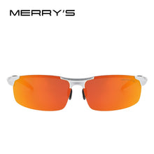 Load image into Gallery viewer, MERRYS Men Polarized Sunglasses Aviation Aluminum Magnesium Sun Glasses For Fishing Driving Rectangle Rimless Shades S8277