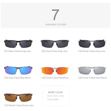 Load image into Gallery viewer, MERRYS Men Polarized Sunglasses Aviation Aluminum Magnesium Sun Glasses For Fishing Driving Rectangle Rimless Shades S8277