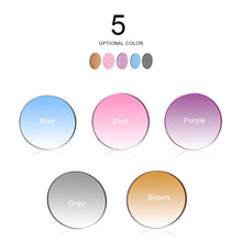 Load image into Gallery viewer, MERRYS Tinted Dyeing Series 1.56 1.61 1.67 Prescription CR-39 Resin Optical Glasses Lenses Myopia Hyperopia Sunglasses Lens