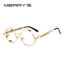 Load image into Gallery viewer, MERRYS Vintage Women Steampunk Sunglasses Brand Design Round Sunglasses Oculos de sol UV400