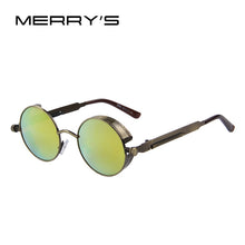 Load image into Gallery viewer, MERRYS Vintage Women Steampunk Sunglasses Brand Design Round Sunglasses Oculos de sol UV400