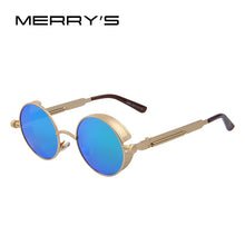 Load image into Gallery viewer, MERRYS Vintage Women Steampunk Sunglasses Brand Design Round Sunglasses Oculos de sol UV400