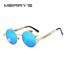 Load image into Gallery viewer, MERRYS Vintage Women Steampunk Sunglasses Brand Design Round Sunglasses Oculos de sol UV400