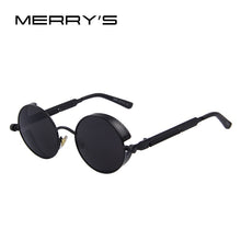 Load image into Gallery viewer, MERRYS Vintage Women Steampunk Sunglasses Brand Design Round Sunglasses Oculos de sol UV400