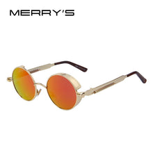 Load image into Gallery viewer, MERRYS Vintage Women Steampunk Sunglasses Brand Design Round Sunglasses Oculos de sol UV400