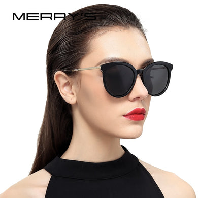 MERRYS Women Brand Designer Cat Eye Polarized Sunglasses 100% UV Protection S6152