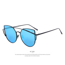 Load image into Gallery viewer, MERRYS Women Cat Eye Polarized Sunglasses Classic Brand Designer Twin-Beams Sunglasses Coating Mirror Flat Panel S8018