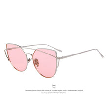 Load image into Gallery viewer, MERRYS Women Cat Eye Polarized Sunglasses Classic Brand Designer Twin-Beams Sunglasses Coating Mirror Flat Panel S8018