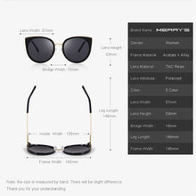 Load image into Gallery viewer, MERRYS Women Classic Brand Designer Cat Eye Polarized Sunglasses SunGlasses S6018