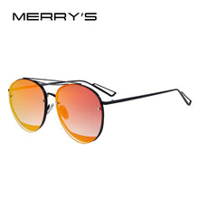 Carica l&#39;immagine nel visualizzatore di Gallery, MERRYS Women Classic Brand Designer Rimless Sunglasses Twin Beam Metal Frame Sun Glasses S8096