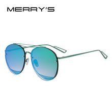 Carica l&#39;immagine nel visualizzatore di Gallery, MERRYS Women Classic Brand Designer Rimless Sunglasses Twin Beam Metal Frame Sun Glasses S8096