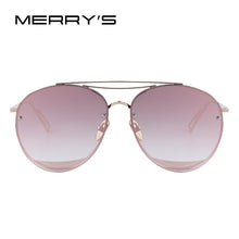 Carica l&#39;immagine nel visualizzatore di Gallery, MERRYS Women Classic Brand Designer Rimless Sunglasses Twin Beam Metal Frame Sun Glasses S8096