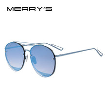 Carica l&#39;immagine nel visualizzatore di Gallery, MERRYS Women Classic Brand Designer Rimless Sunglasses Twin Beam Metal Frame Sun Glasses S8096
