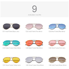 Carica l&#39;immagine nel visualizzatore di Gallery, MERRYS Women Classic Brand Designer Rimless Sunglasses Twin Beam Metal Frame Sun Glasses S8096