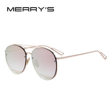 Carica l&#39;immagine nel visualizzatore di Gallery, MERRYS Women Classic Brand Designer Rimless Sunglasses Twin Beam Metal Frame Sun Glasses S8096