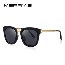 Load image into Gallery viewer, MERRYS Women Classic Cat Eye Polarized Sunglasses Sun Glasses Metal Temple 100% UV Protection S6082
