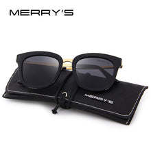 Load image into Gallery viewer, MERRYS Women Classic Cat Eye Polarized Sunglasses Sun Glasses Metal Temple 100% UV Protection S6082
