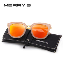 Load image into Gallery viewer, MERRYS Women Classic Cat Eye Polarized Sunglasses Sun Glasses Metal Temple 100% UV Protection S6082