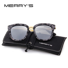 Load image into Gallery viewer, MERRYS Women Classic Cat Eye Polarized Sunglasses Sun Glasses Metal Temple 100% UV Protection S6082