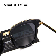 Load image into Gallery viewer, MERRYS Women Classic Cat Eye Polarized Sunglasses Sun Glasses Metal Temple 100% UV Protection S6082