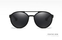 Load image into Gallery viewer, MINCL/ 2023 hollow polarized lenses polarized sunglasses men punk Gothic round metal glasses UV400 with box  LXL