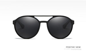 MINCL/ 2023 hollow polarized lenses polarized sunglasses men punk Gothic round metal glasses UV400 with box  LXL
