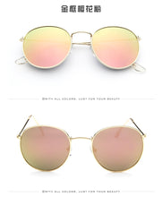 Load image into Gallery viewer, MINCL Custom Made Myopia Minus Prescription Polarized Lens Optics Men/Women Retro round Polarized Anti-glare sunglasses  NX