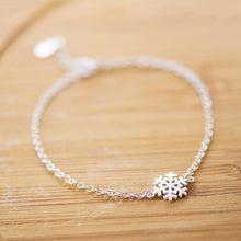 Load image into Gallery viewer, friends S925 Sterling silver Pearl Leaf leaves bracelets for women girl in charm bangles bracelets pour les femmes