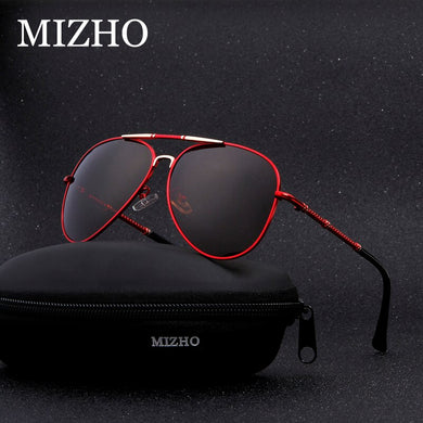 MIZHO 2023 Brand Anti-Reflective Visual Protection Women Sunglasses For Men Polarized Pilot 25g light  gafas de sol PILOT