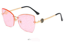 Load image into Gallery viewer, MIZHO 2023 Cat eye Women Sunglasses Brand Woman Vintage Gradien Cateye Glasses Ladies Sunglasses Metal Retro Pattern