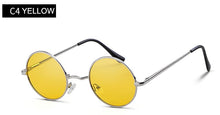 Load image into Gallery viewer, MIZHO 2022 vintage Metal Sun glasses Women Brand Design Punk Yellow Eyewear Red Round Sunglasses Men Polarized UV Protection