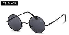 Load image into Gallery viewer, MIZHO 2022 vintage Metal Sun glasses Women Brand Design Punk Yellow Eyewear Red Round Sunglasses Men Polarized UV Protection
