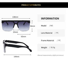Load image into Gallery viewer, MIZHO Flip Mirrored Celebrity Sunglasses Women Vintage Square Trendy  UV Shades Classic Korea Glasses Men