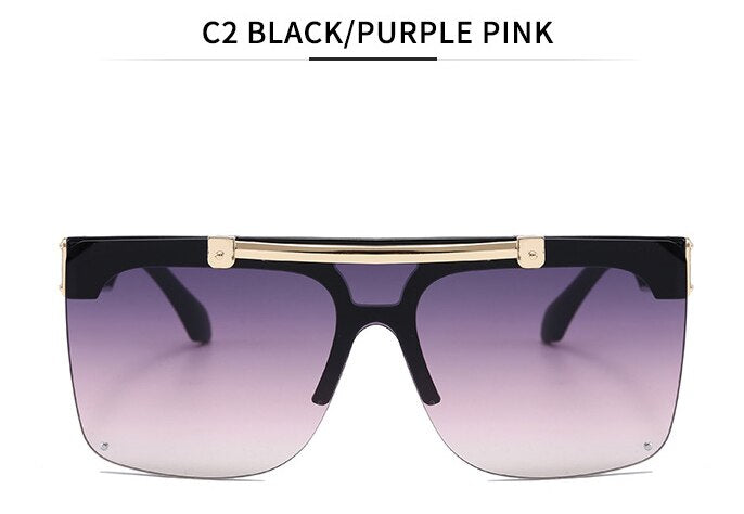 MIZHO Flip Mirrored Celebrity Sunglasses Women Vintage Square Trendy U –  Cinily