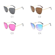 Load image into Gallery viewer, MIaricr Cool Retro Rimless Sunglasses Cat Eye Retro Shades UV400 Vintage Glasses Women